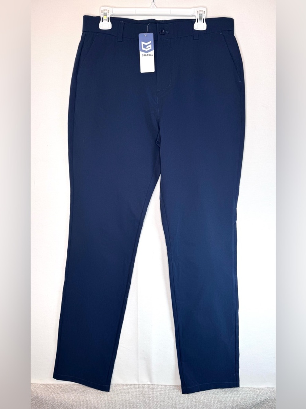 Gradual NWT Men’s Lightweight Performance Golf Pants size 34x32 dark blue